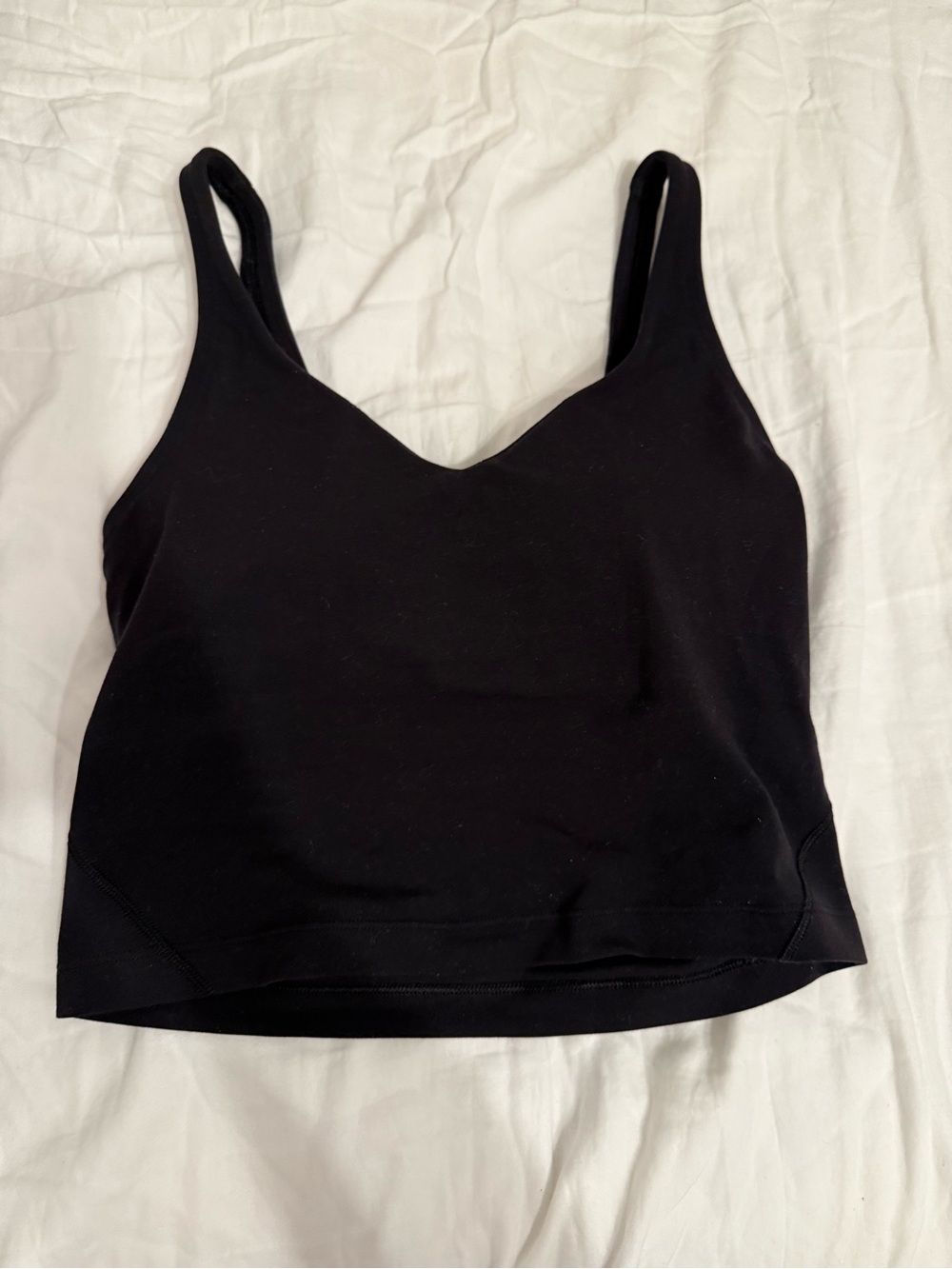 Lululemon Cropped Align Tank - Black - Size 2